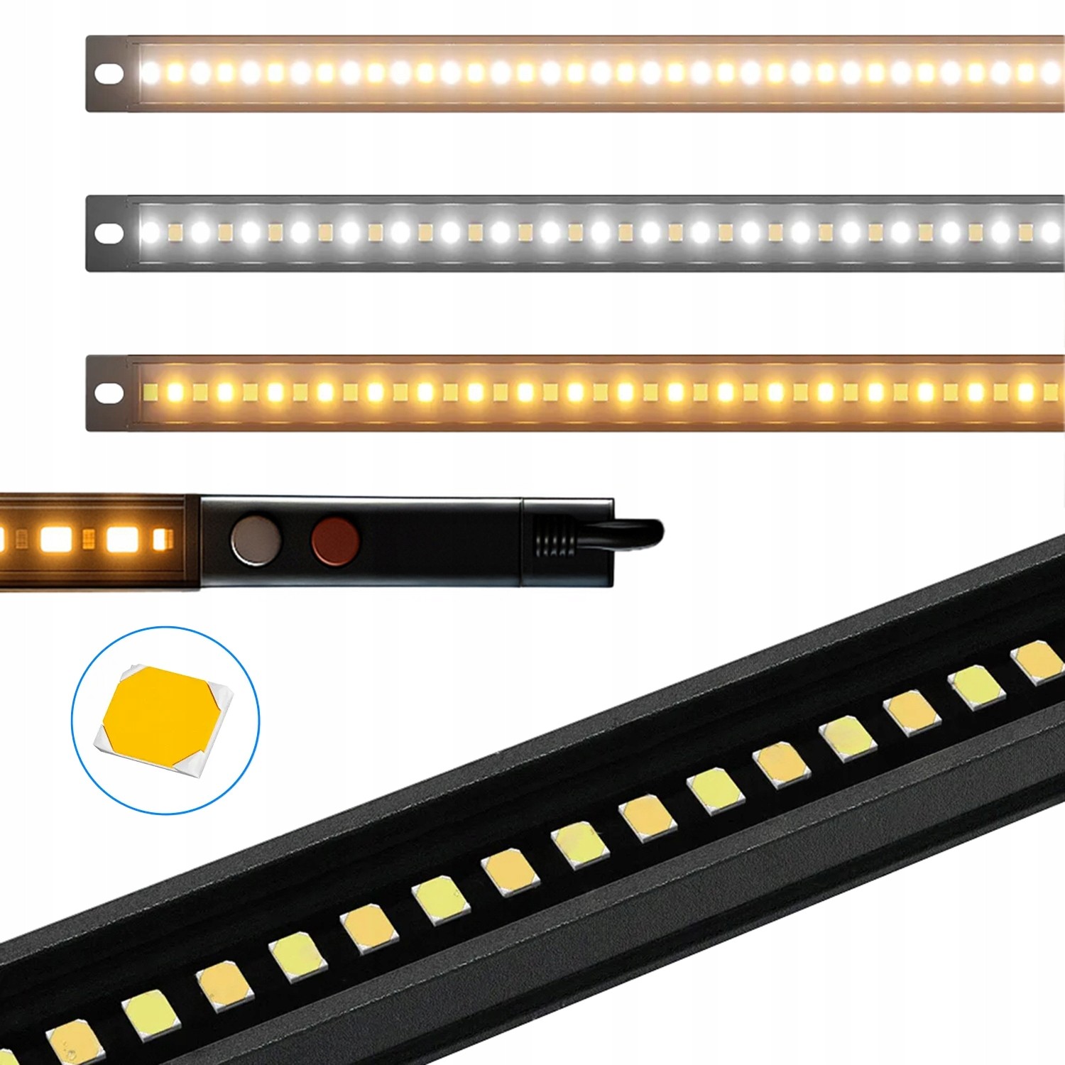 Listwa kempingowa LED 30 cm Aurora Magnetyczna