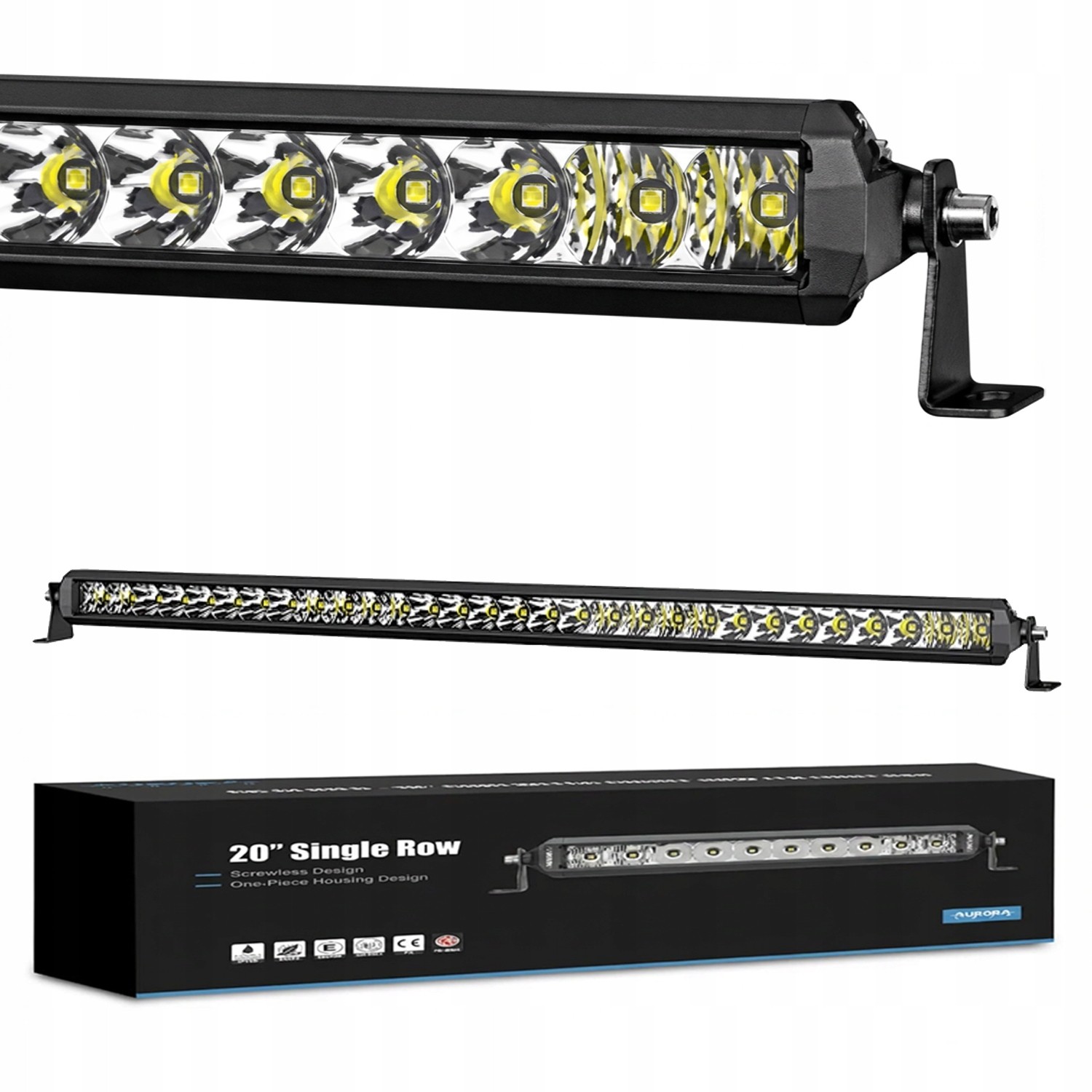 Belka LED bezśrubowa 40″ Aurora Single Row