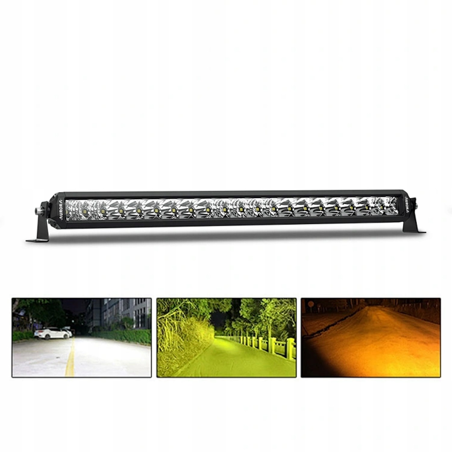 Belka LED bezśrubowa 20″ Aurora Single Row